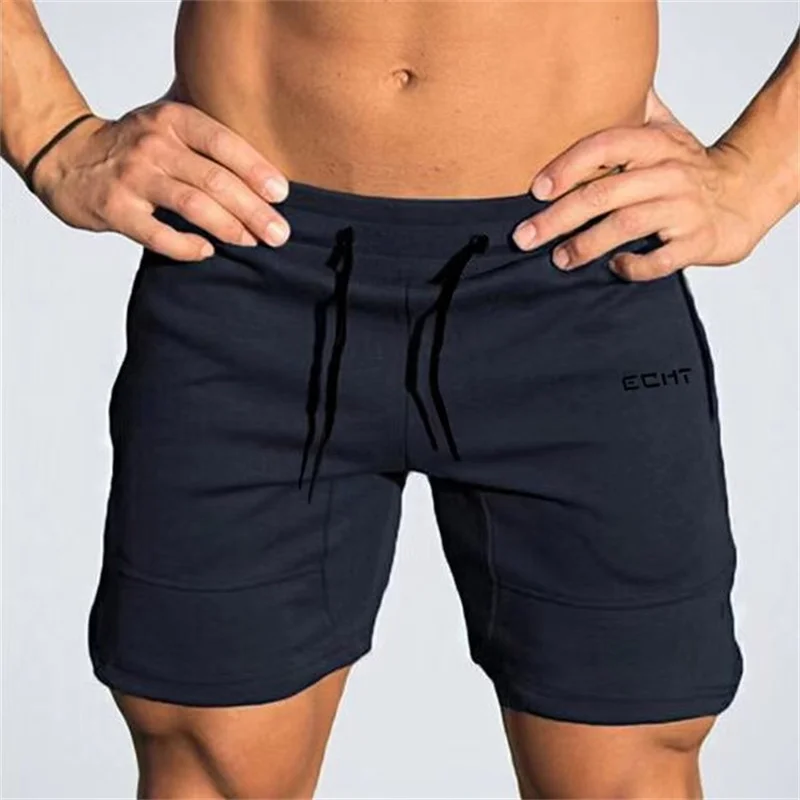 Calça de moletom masculina com bolso zip, fitness, academia, verão, corrida, calças curtas, jogger, malha, treino, praia, esportes, calças curtas