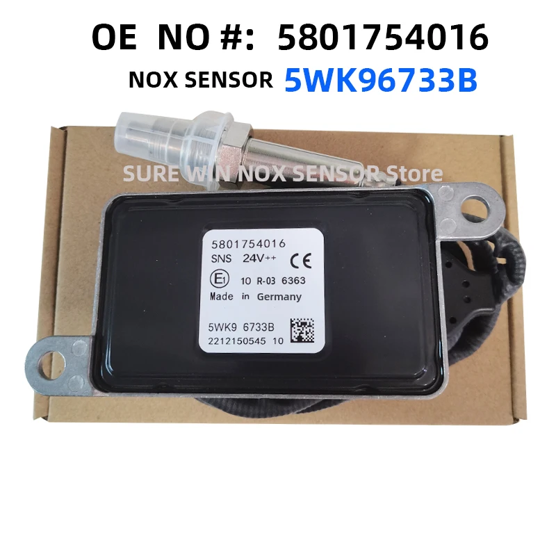 Original New 5WK96733B 5WK96733A 5801754016 Nitrogen Oxide Nox Sensor 24V For IVECO Car-styling Accessories