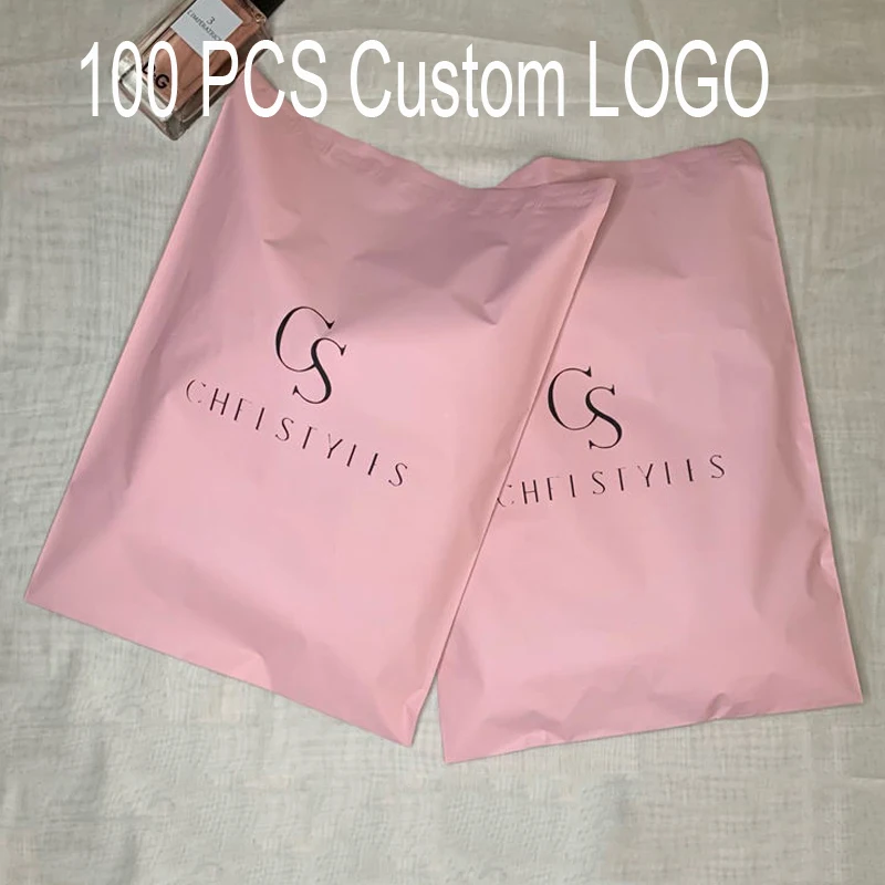 Custom eco friendly packaging envelopes polymailer courier bag, biodegradable plastic mailing poly mailer shipping parcel bag