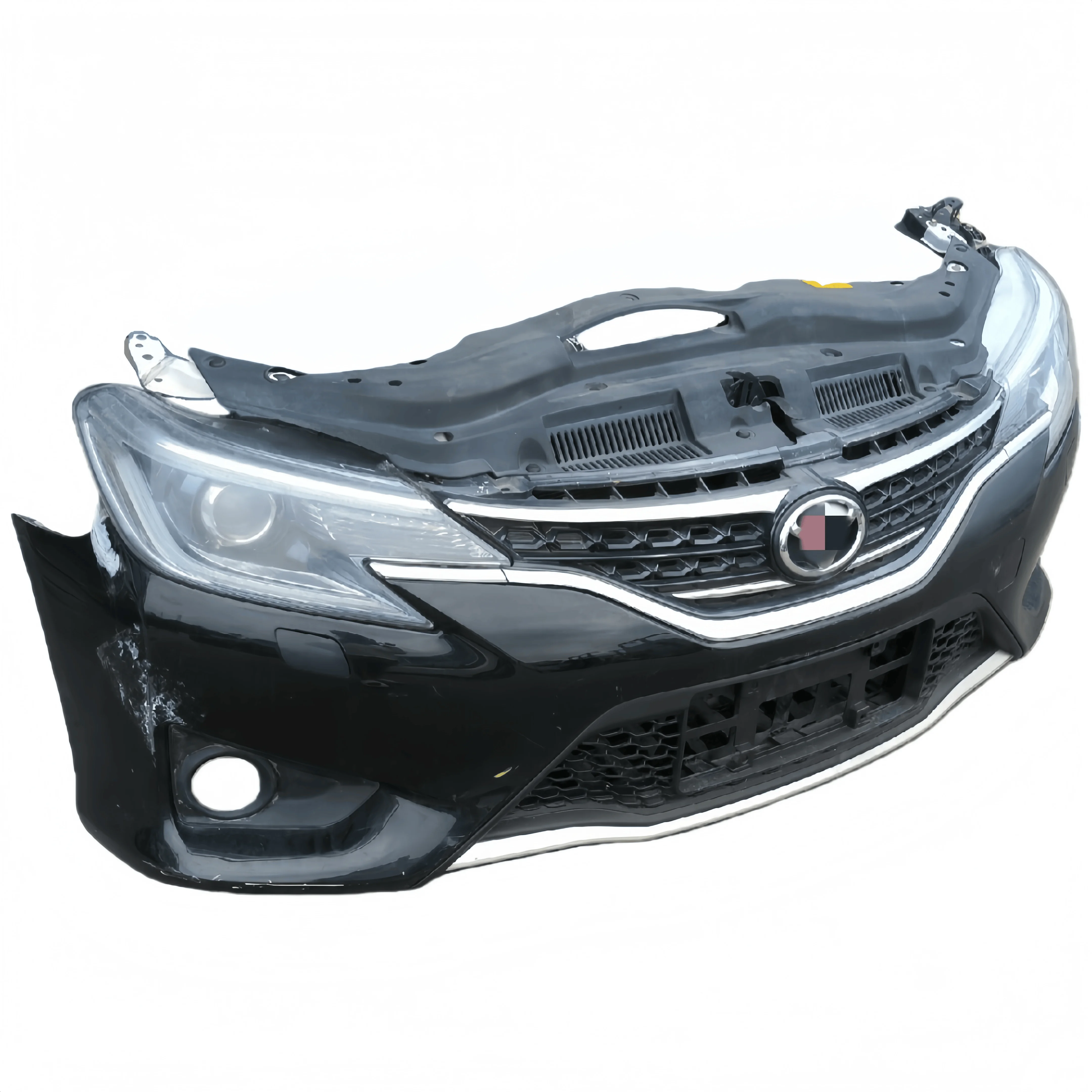 For Complete Front End of  Reiz X130, Bumper Assembly, Headlights, Hood, Fenders, Radiator Fan, and Radiator.