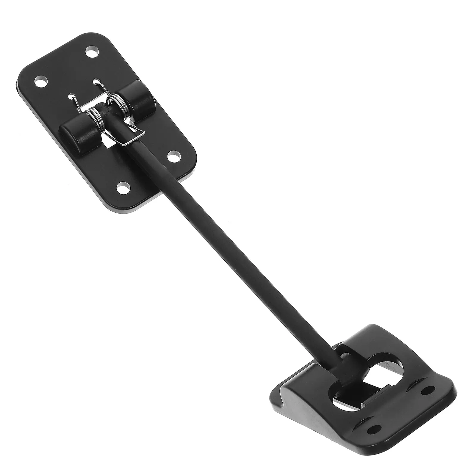 

Trailer Door Windproof Buckle Rv Latch Holder Black Camper Catch Durable Plastic Extended Length Suitable Trailer