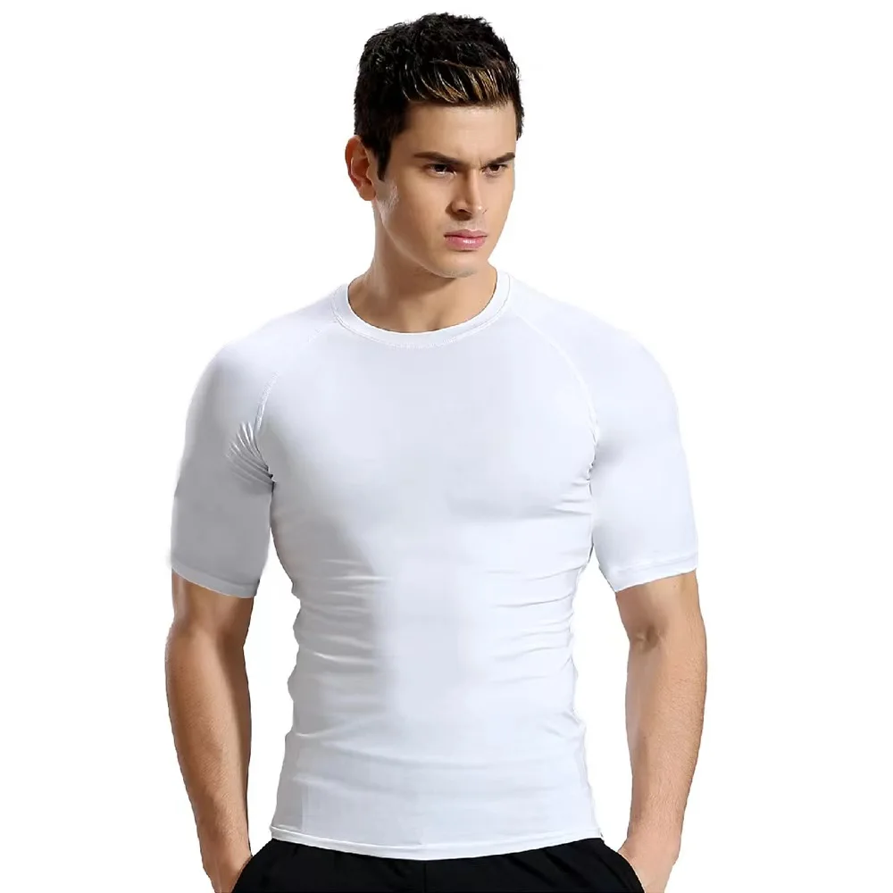 

2025 New Quick-drying Compression T-shirt for Men - Lightweight and Breathable Sports Shirt for Outdoor Gym Running and Fitness