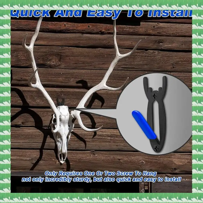 

ONCE European Deer Skull Wall Mount Hanger, Heavy Duty European Mount Skull Hanger