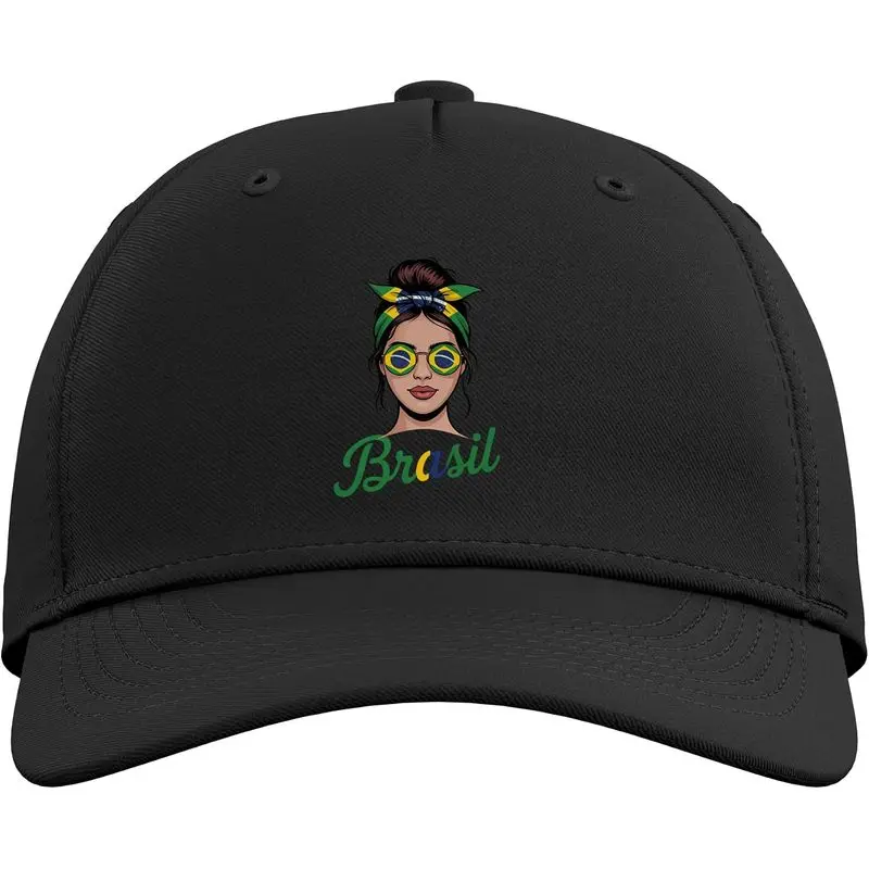 Brazil Flag Brazilian Roots Brasilian Pride Brasil Adjustable Baseball Hat
