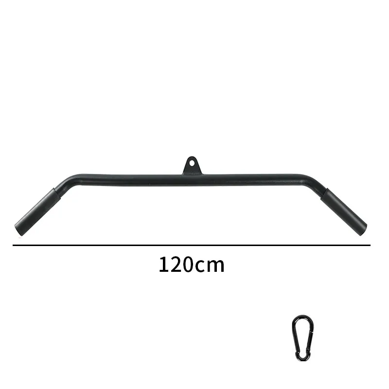Gym Pully Cable Machine Attachments Fitness Biceps Triceps Blaster T-bar Handle Grip For Home Pull Down Rowing Machine Accessory