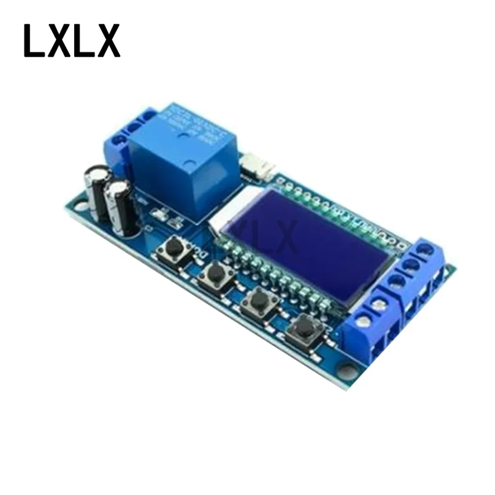 LXLX1 One Way Relay Module Delay Power Off Disconnect Trigger Delay Cycle Timing Circuit Switch XY-LJ02