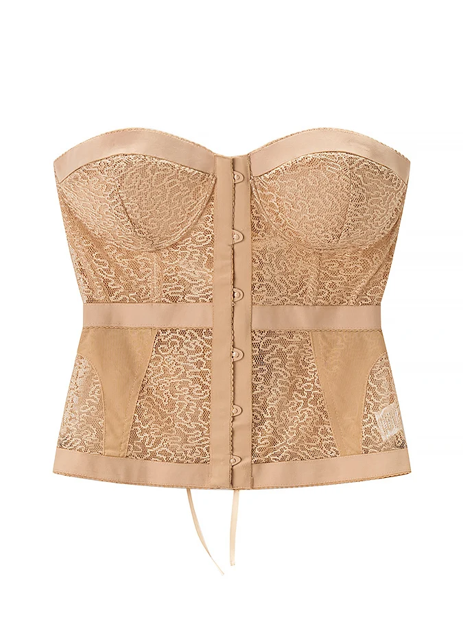 Women's Slim Fit Fishbone Strapless Vest Top European Style Polyester Fabric Outerwear Short Length Single Button Closure