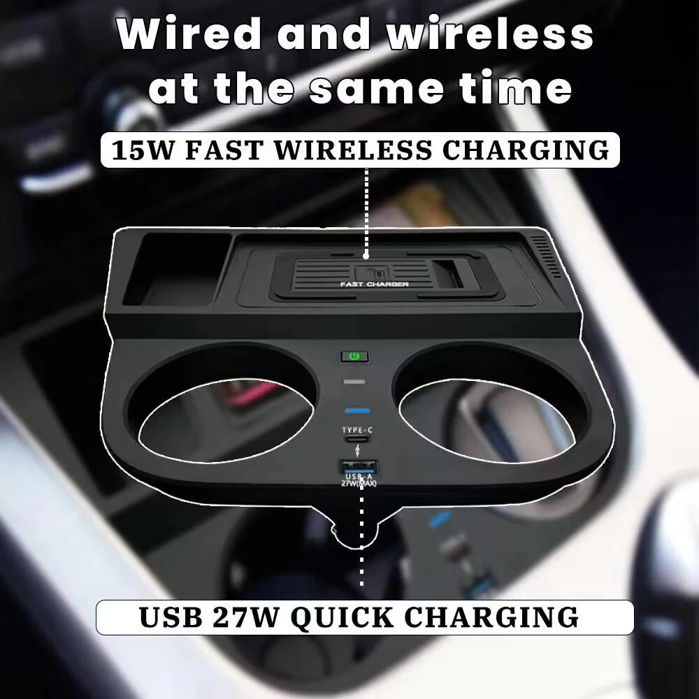 Fast Phone Charger For BMW X3 F25 X4 F26 2014-2017 Car Wireless Charging Pad Mobile Stand usb Tuning Accessories Center Control