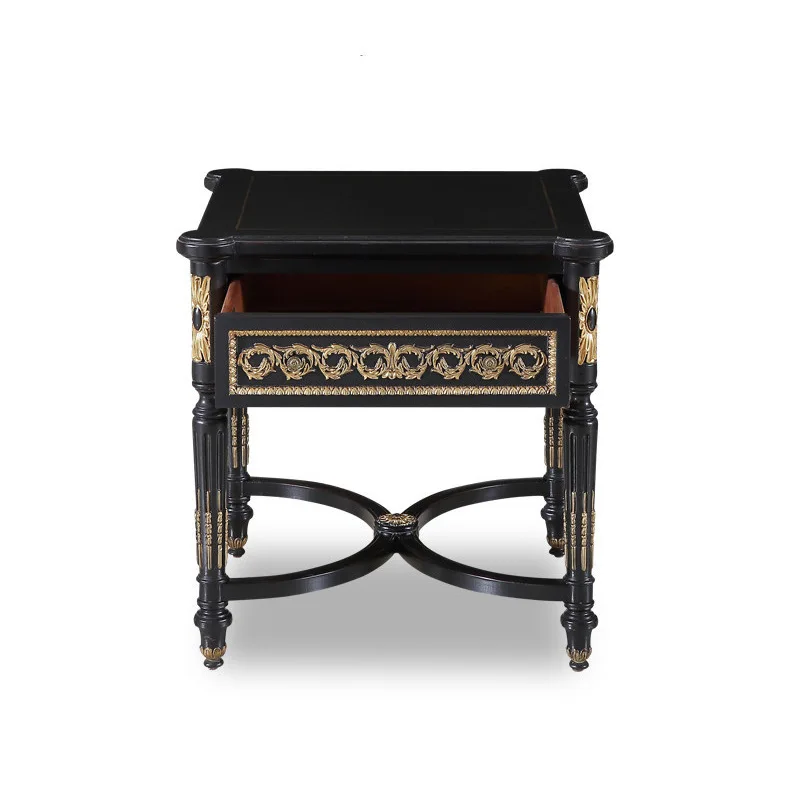 Neoclassical square lampstand, living room storage, small coffee table, side table, small square table