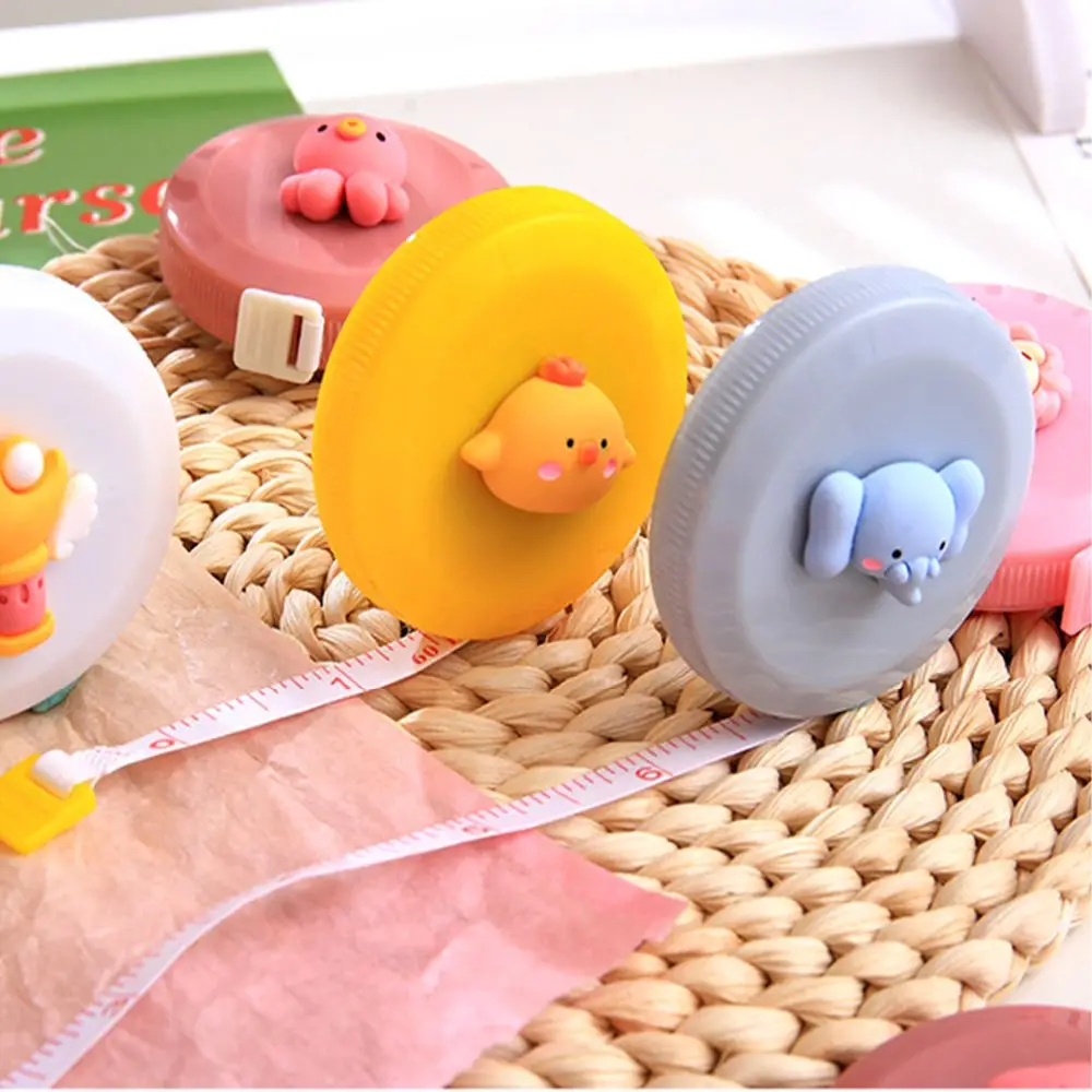Double Sided Scale Measuring Tool Three Circumference Automatic Telescopic Mini Tapes Tape Measures Retractable Ruler Roll