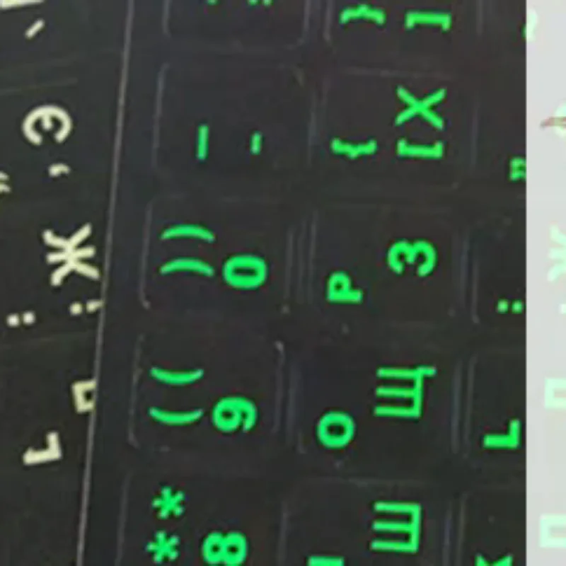 

1PC Black Keyboard Stickers Russian Language Alphabet For Computer PC Dust Protection Laptop DIY Accessories