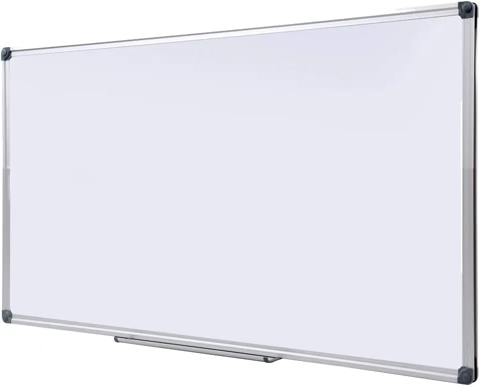 Multipurpose Magnetic Dry Erase Board  Aluminum Frame | Versatile Wall-Mounted Whiteboard  Pen Tray  Enhanced Office  Classroom