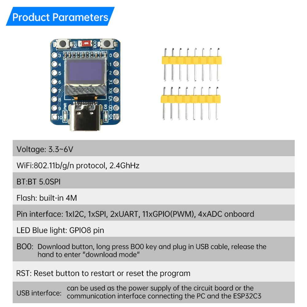 ESP32-C3 Oled Devel…