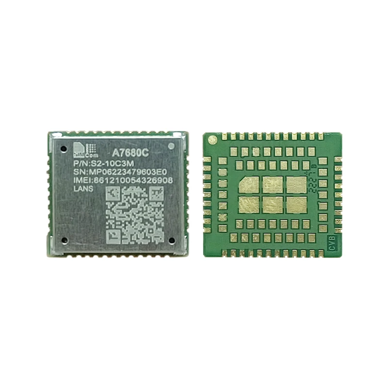 Simcom A7680c A7680C-LANV A7680C-LANS 4G Cat1 Module Met Sim800c Gsm Gprs Module 'S Werelds Kleinste Maat Cat1 Module