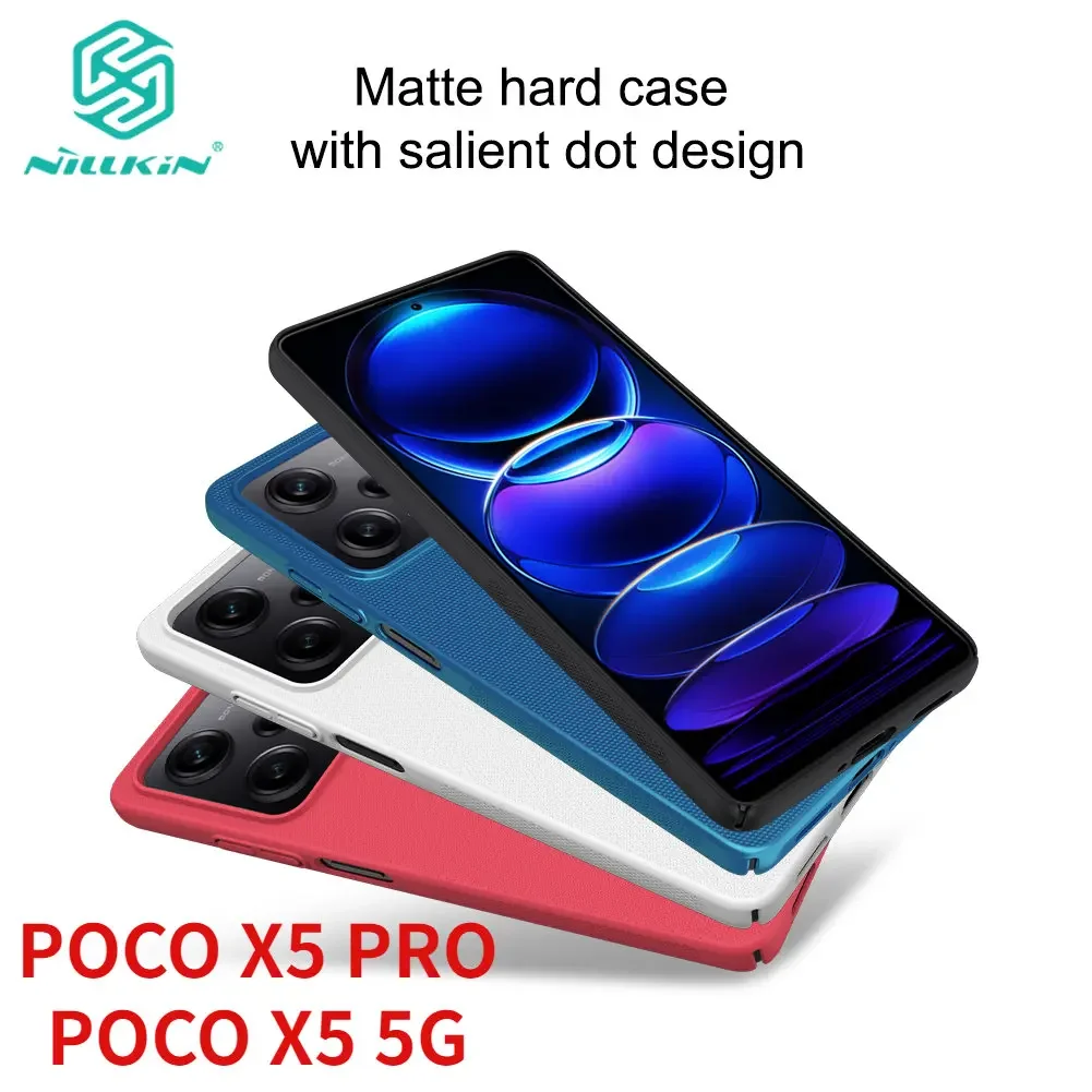 

POCO X5 PRO 5G X 5 Case Original Nillkin Frosted Shield Hard Back Back Cover For Xiaomi POCO X5 PRO 5G X5PRO Phone Shell Cases