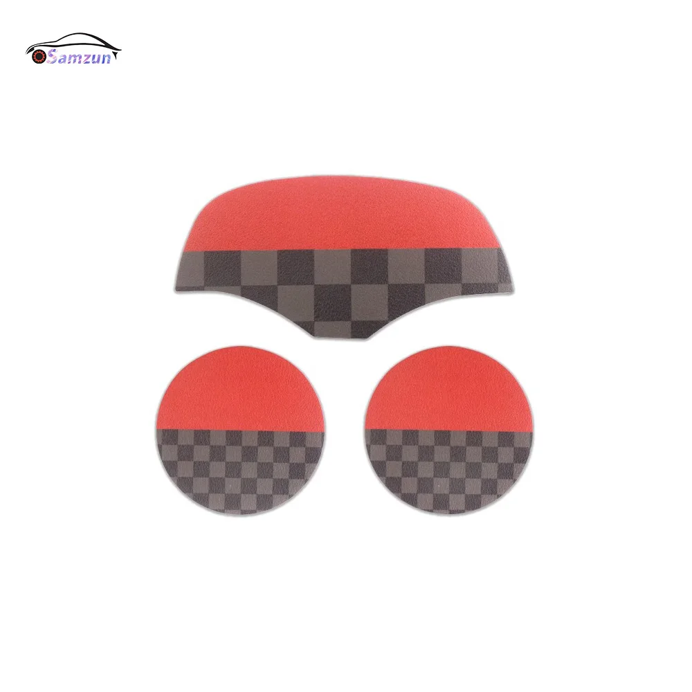For MINI Cooper One JCW S F55 F56 F57 Hatchback Hardtop Leather Material Cup Pad Soft Non-slip Cushion Styling Car Accessories