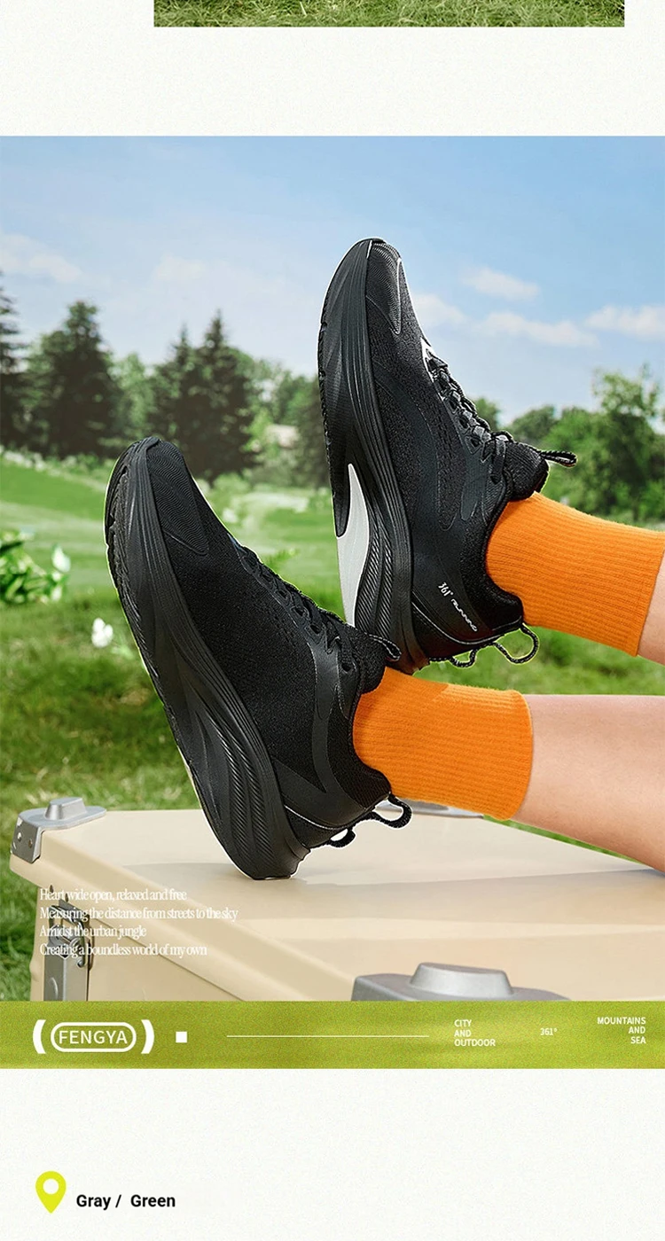 361 Degrees FengYa 2.0 Herren-Laufschuhe, weiche und elastische Passform, atmungsaktive Dämpfung, leichte Dämpfung, Herren-Sneaker 672612216 – Detail 12