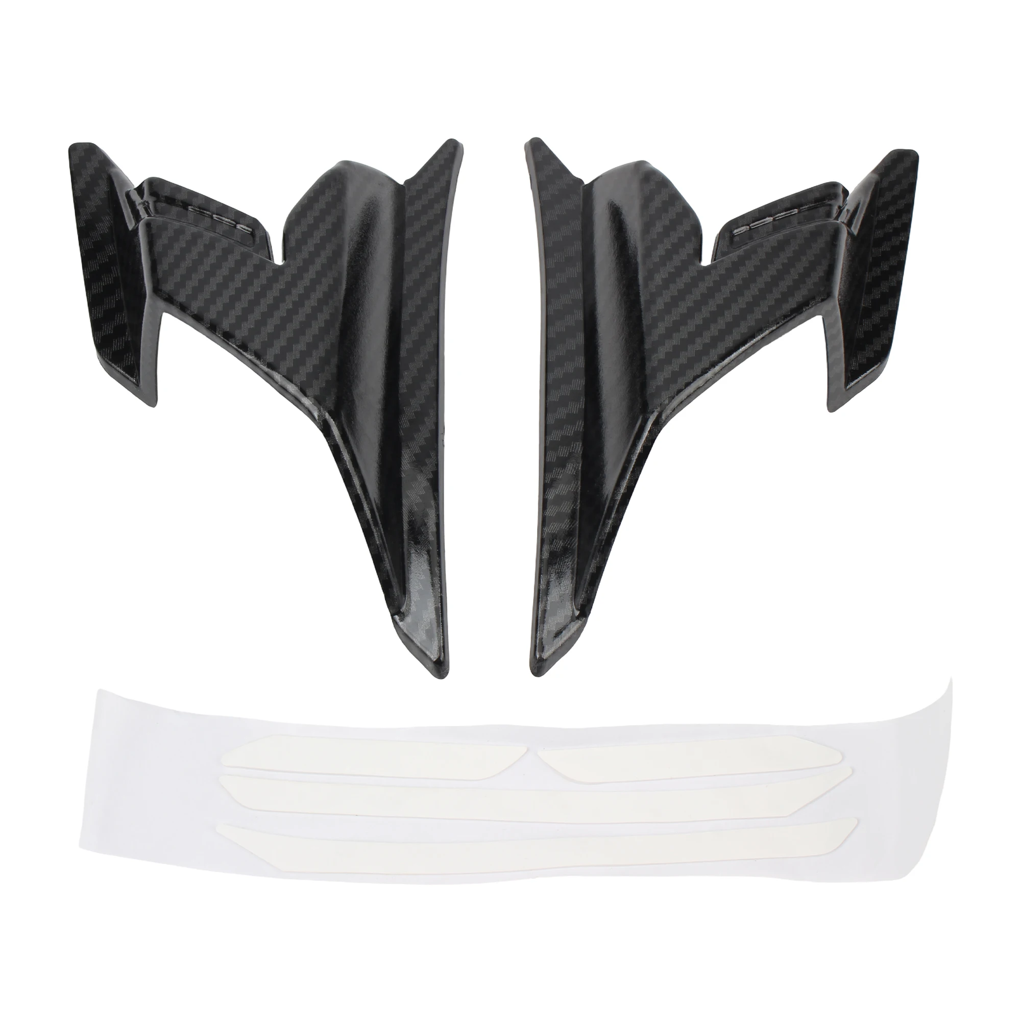 Для HONDA ADV160 2022-2024 мотоциклетные крылышки, боковые обтекатели, аэродинамический плавник, клей 3 м, левое и правое крыло, аксессуары для скутера