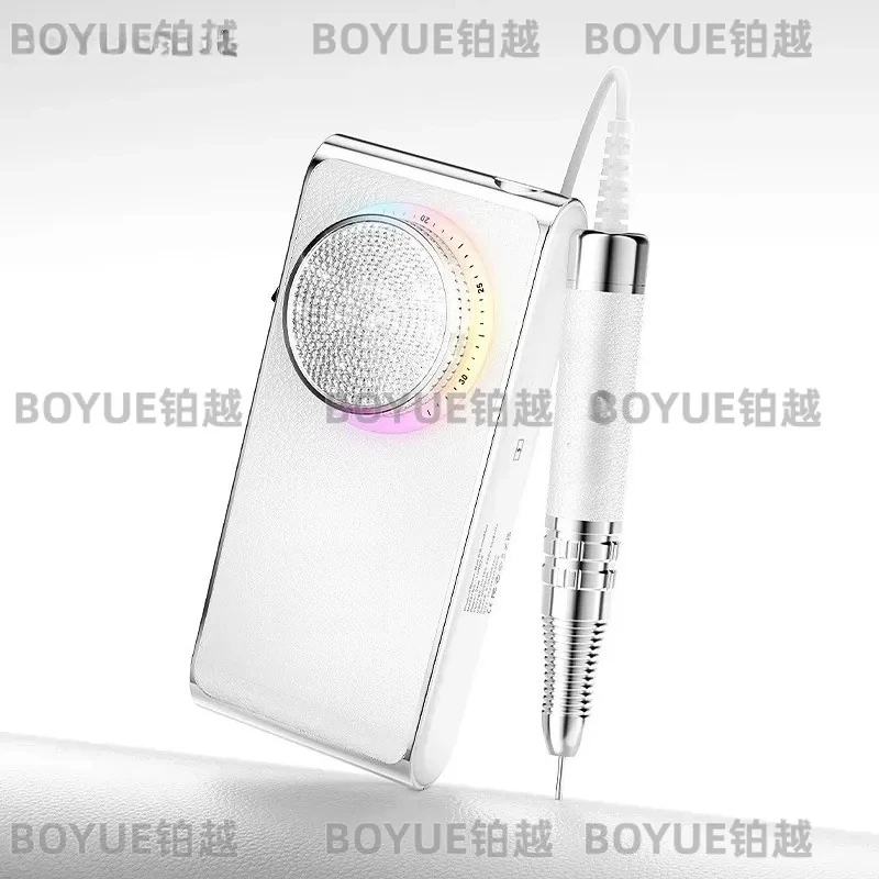 Portable Brushless Nail Drill Machine High Speed Silent Electric Manicure Polisher Kit Professional Gel Remover Tool for Home