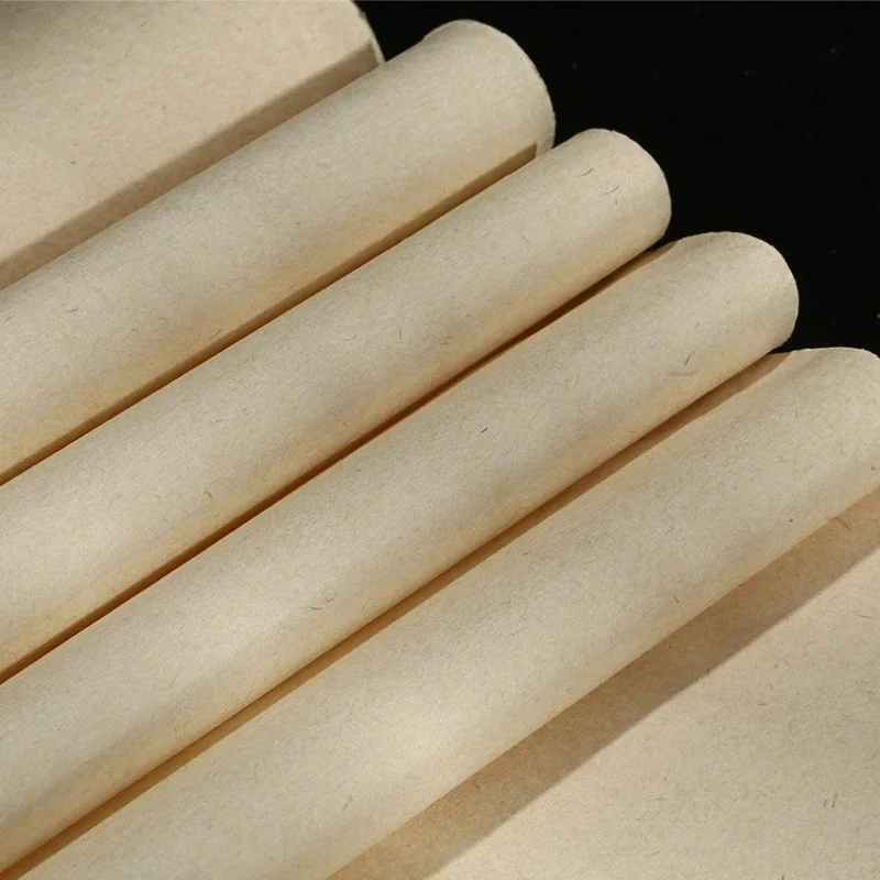 Mulberry Paper Retro Handmade Half-Ripe Rice Paper Chinese Flower Birds Drawing Paper Copy Scriptures Papier Papel Para Dibujar