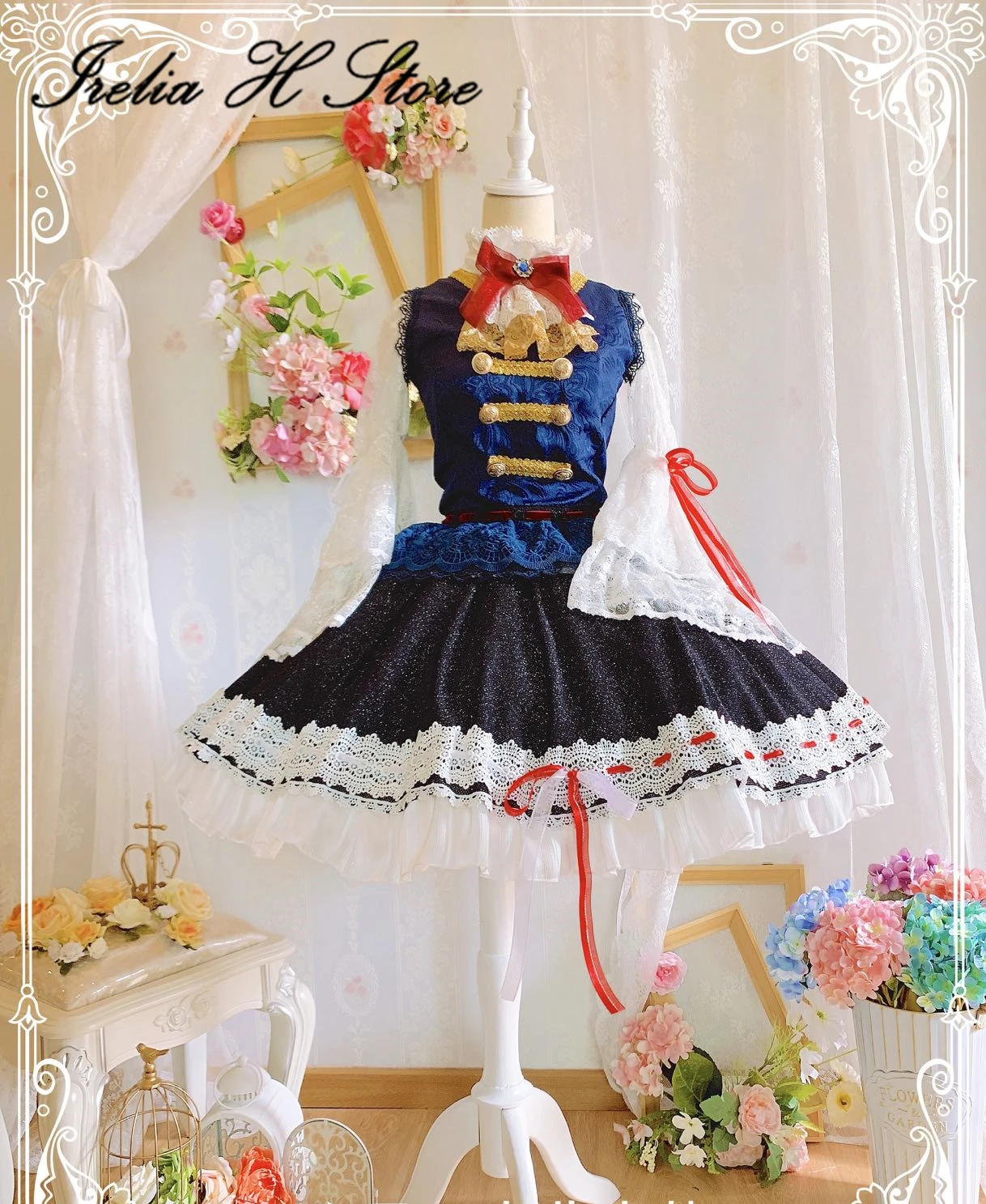 

Irelia H Store ThouHou Project Shikieiki Yamaxanadu Cosplay Costume dress female customized