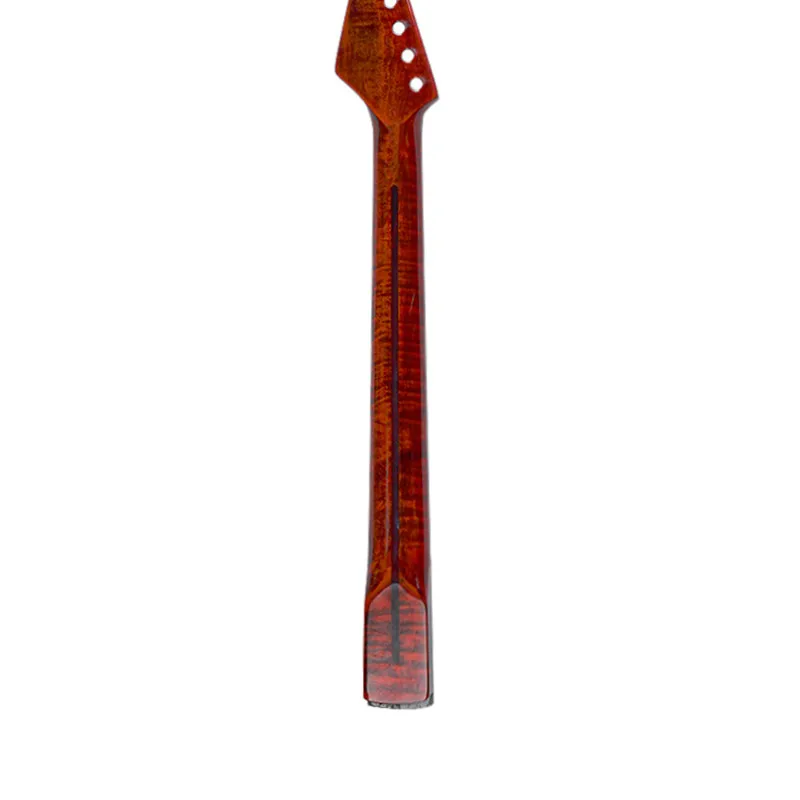 22Frets Tiger Flame Maple With Rosewood Fingerboard DIY Guitar Neck Glossy Paint Musical Instrument Accessories