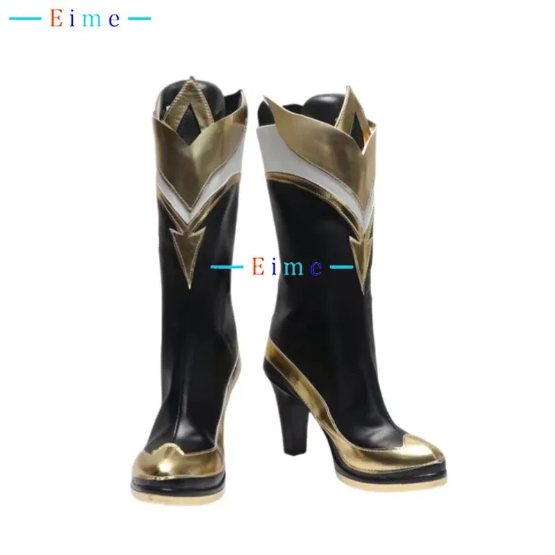 Ahri Cosplay Shoes Halloween Carnival Black High Heel Boots Anime Accessories Game The Nine Tailed Fox Cosplay Prop Custom Made