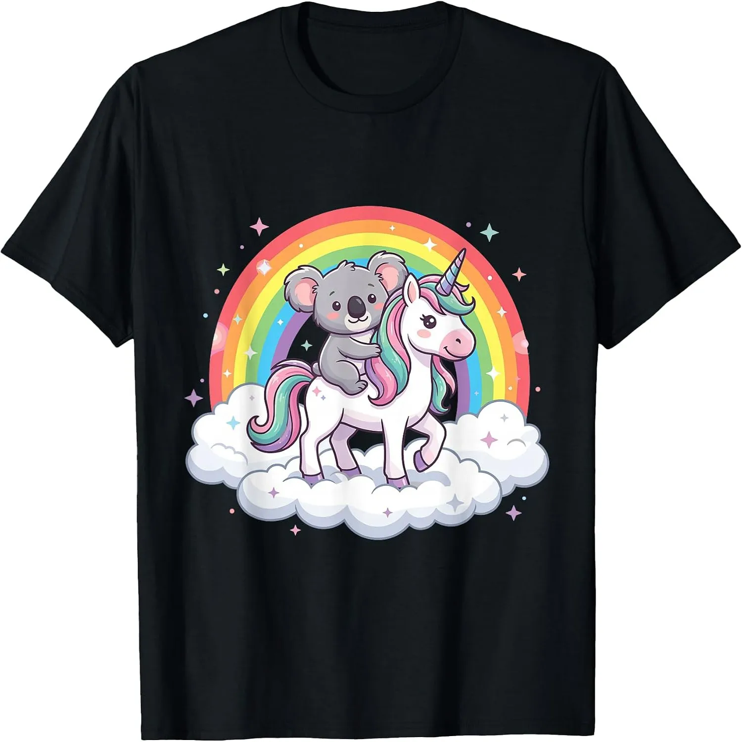 Cute Koala Unicorn Rainbow Kawaii Magical Animal Kids T-Shirt