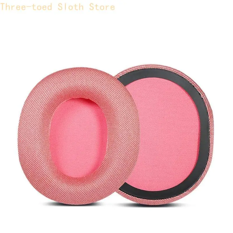 Leather Ear Pads Repair Cover for ATH MSR7/M50X Gaming Headset E74A