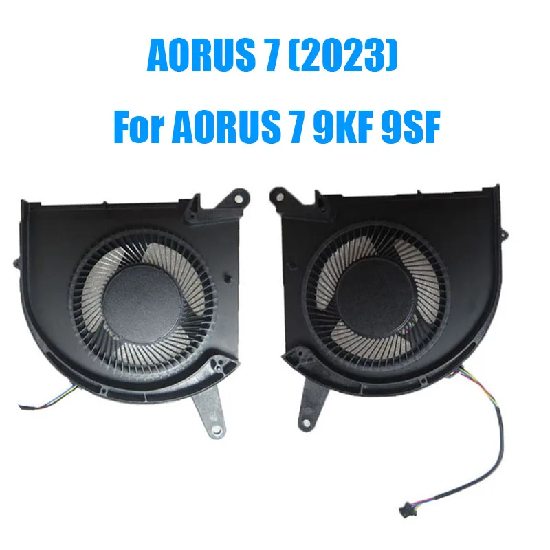 For Gigabyte For AORUS 7 (2023) For AORUS 7 9KF 9SF Laptop CPU GPU Fan New