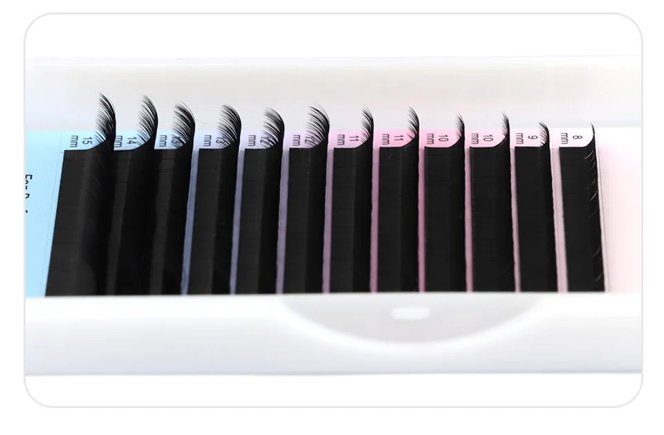 Lashrujade L L+ LC LD LU(M) Curl Einzelne Wimpernverlängerung Natürliches weiches Kunstnerz Russisches Volumen Make-up L M Wimpernzubehör – Detail 25