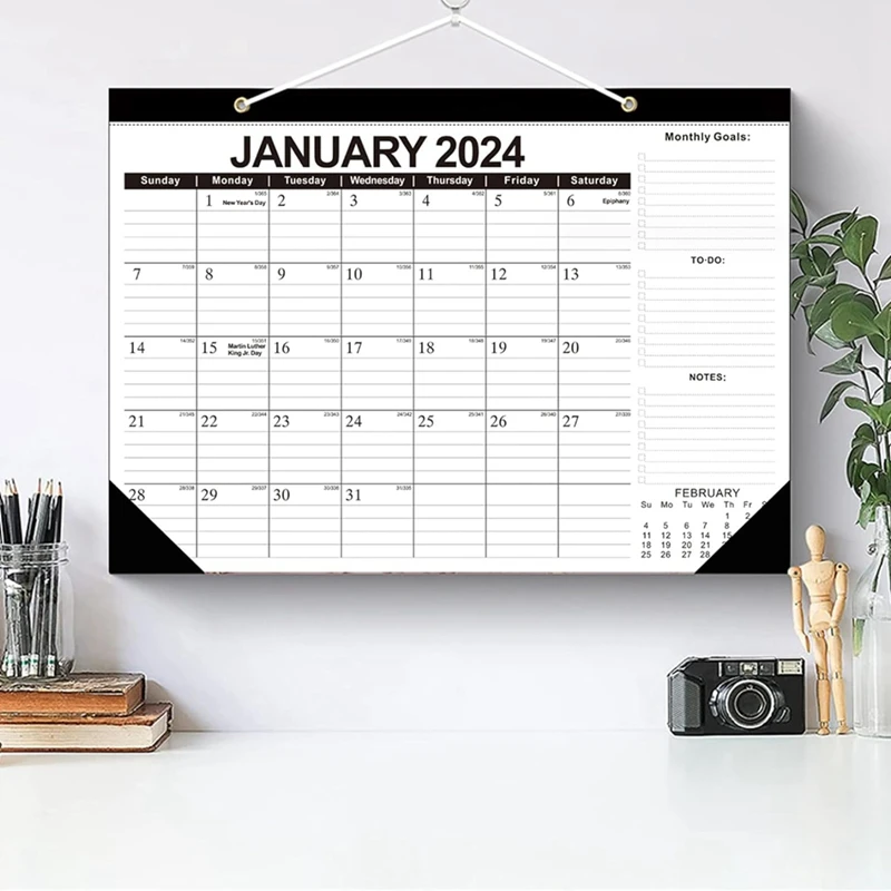 17 X 12 Inch From Jan. 2024 - June 2025 Monthly Planner 2024 Calendar 2024-2025 18 Month Wall Calendar