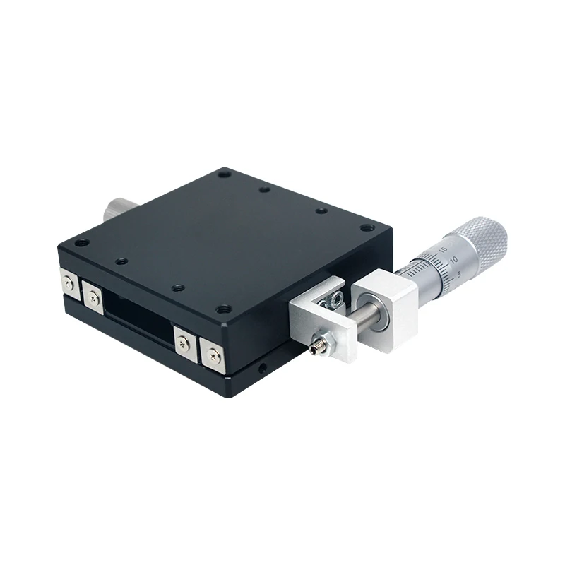 Precision Fiber Coupler Manual Fiber 4D Translation Stage Horizontal Adjustment 2mm, Tilt Adjustment 4 Degrees FC/SMA905