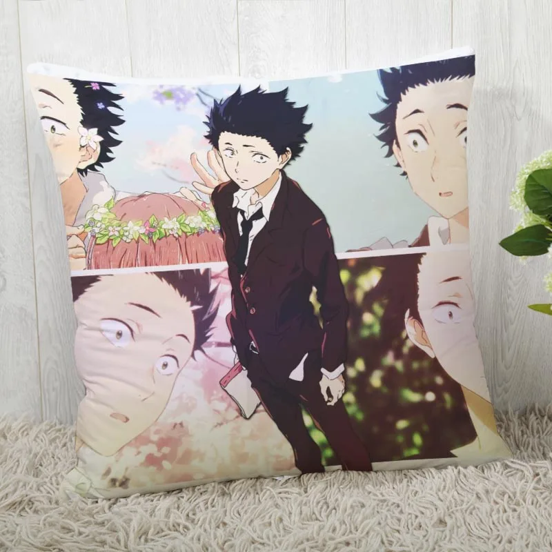 A Silent Voice Pillow Cover Customize Pillowcase Modern Home Decorative Pillow Case For Living Room