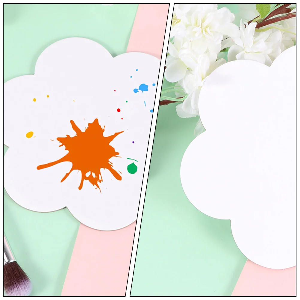 

5 Pcs Large Blank Painting Board 5X7 5cm Flower Canvas Boards for Painting Durable Blank Drawing Panels Artist Oil Paint Board