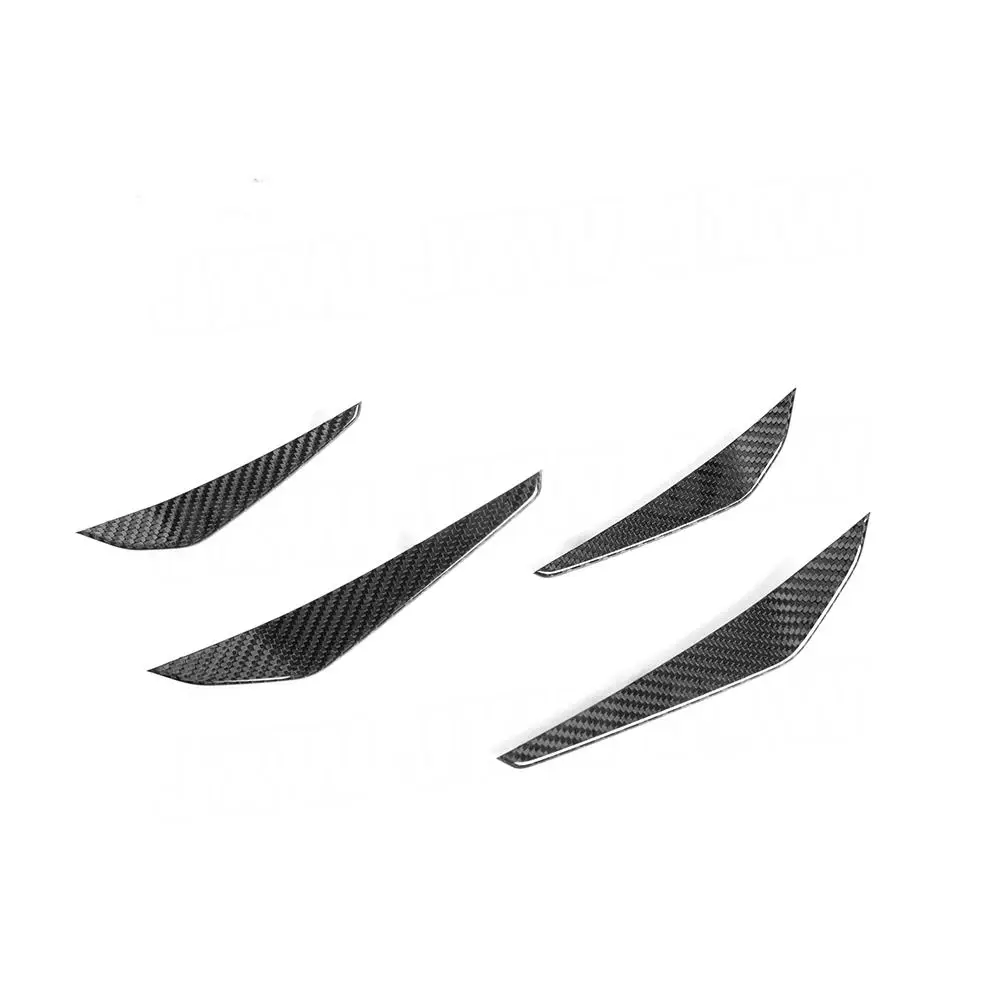 Dry Carbon Fiber Front Bumper Canards Trim Winglet for BMW 3 Series 4 Series G80 G82 G83 M3 M4 2021+ MP Style Side Canards Fin