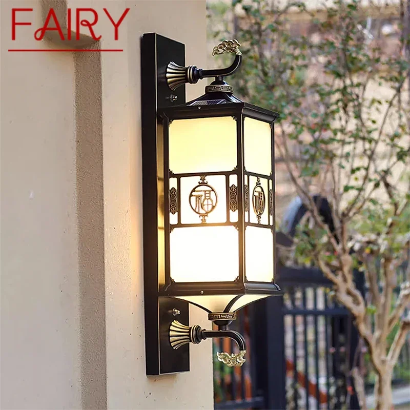 FAIRY Contemporary Solar Outdoor Waterproof Wall Lamps Simplicity Creative Balcony Hallway Courtyard Villa