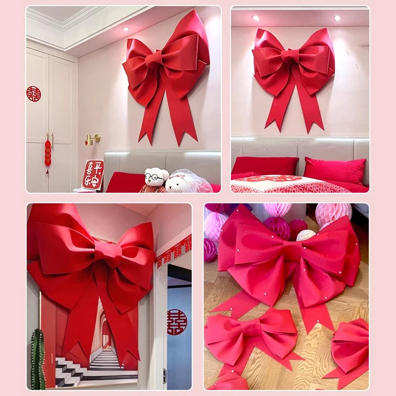 Extra Large Bow DIY Decoration Material Christmas Tree Decorations Wedding Party Wall Decoration Wedding Room Decoration