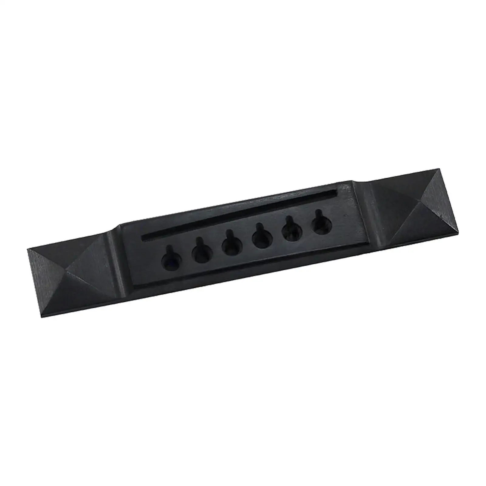 Pyramid Guitar Bridge Wooden Ebony Acoustic Saddle Musical Instrument Component for Guitar Parts and Accessories