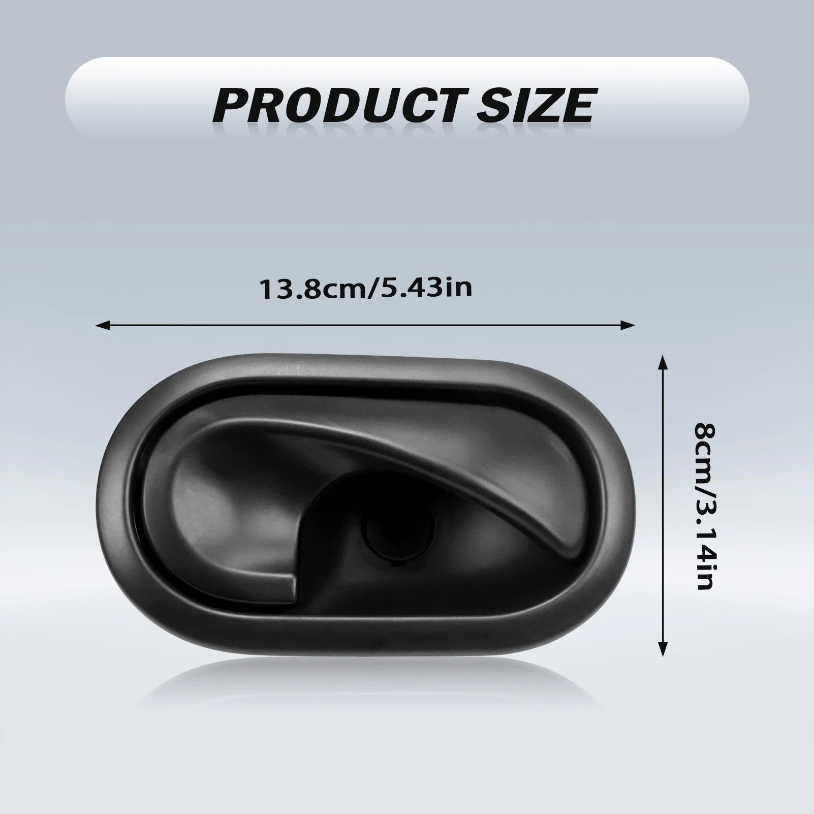 1pair Interior Door Handles for Dacia Clio 3 (2010) Kangoo Master 3 Megane  Scenic2 Twingo 2 Duster Logan Sandero 8200028487 - view 3