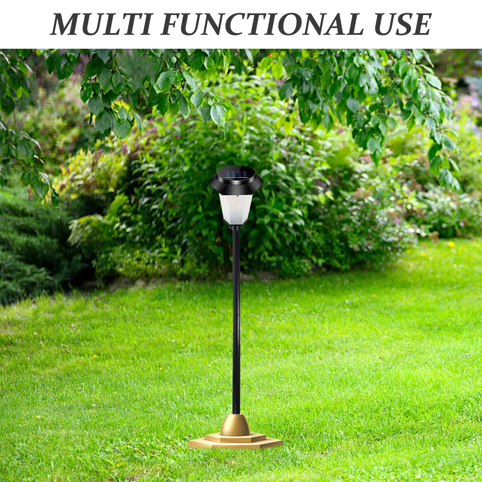 1Set Solar Torch Extension Pole Anti-Corrosion Outdoor Light Connector Kit Garden Pathway Landscape Repair Part