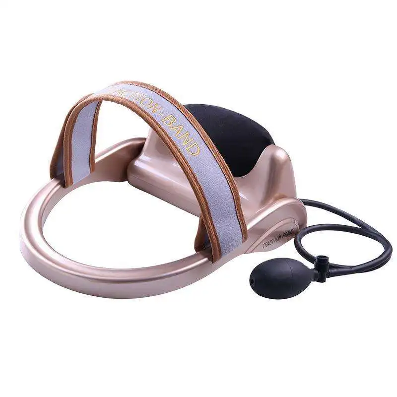 

Portable Home Neck Care Manual Cervical Traction Device Air Pressure Massager Pillow with Shoulder Support Manual Cervical Brace