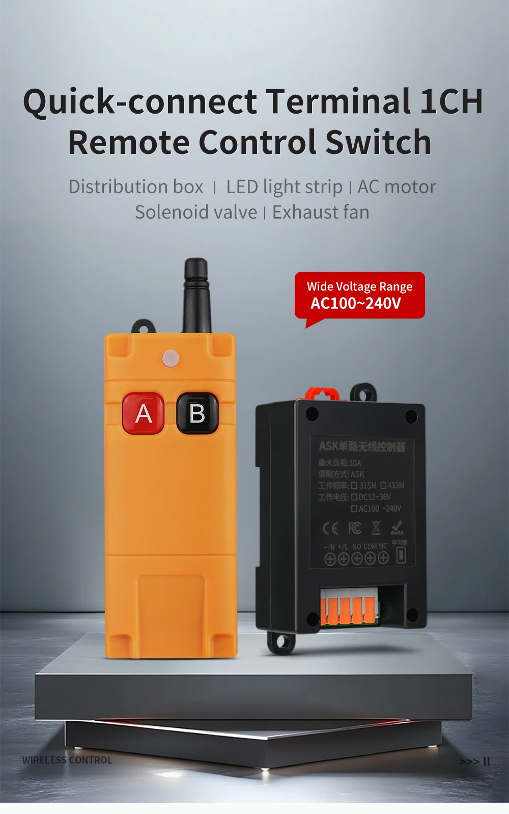 Rf Wireless Light R…