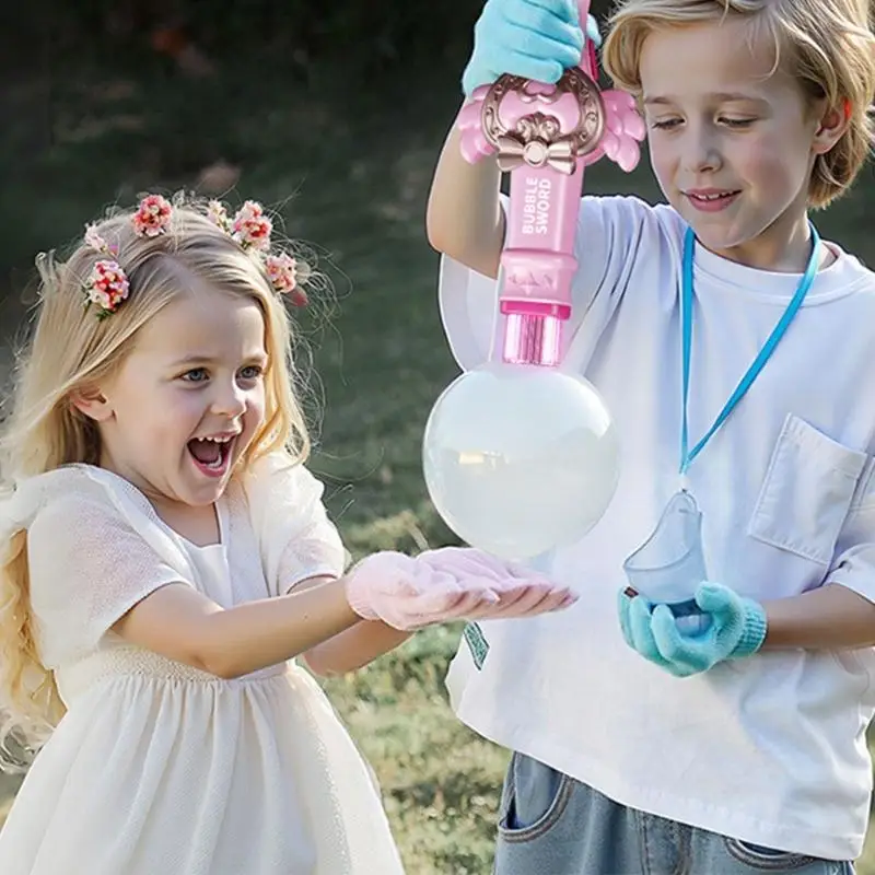 Automatische Seifenblasenmaschine, Blasengebläsepistolen mit Nebel für Kleinkinder, Kinder, beleuchtetes elektrisches A2UB