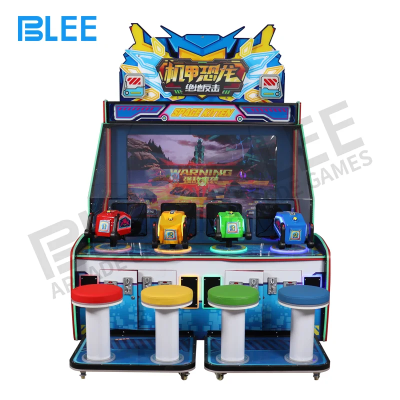 BLEE عملة تعمل رمز اليانصيب ممر لعبة آلة اطلاق النار الكرة محاكاة ألعاب بندقية للأطفال