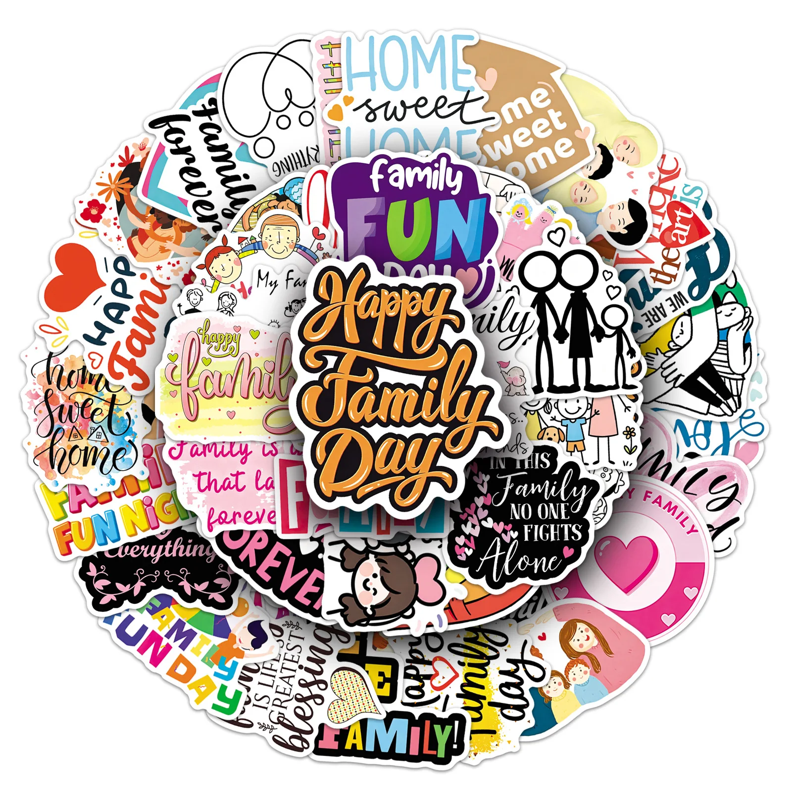 

10/50PCS Cute Retro Cat Graffiti Stickers PET Transparent Sticker for Phone Computer Notebook Stationery DIY Toys Secret