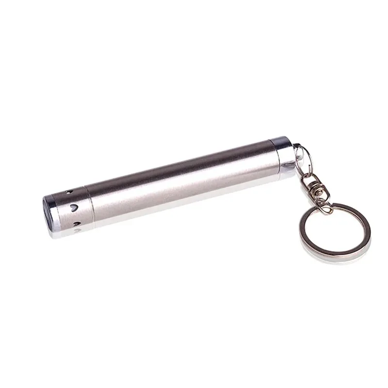 2024 new bright flashlight key chain stainless steel multi-purpose remote portable super bright household mini flashlight