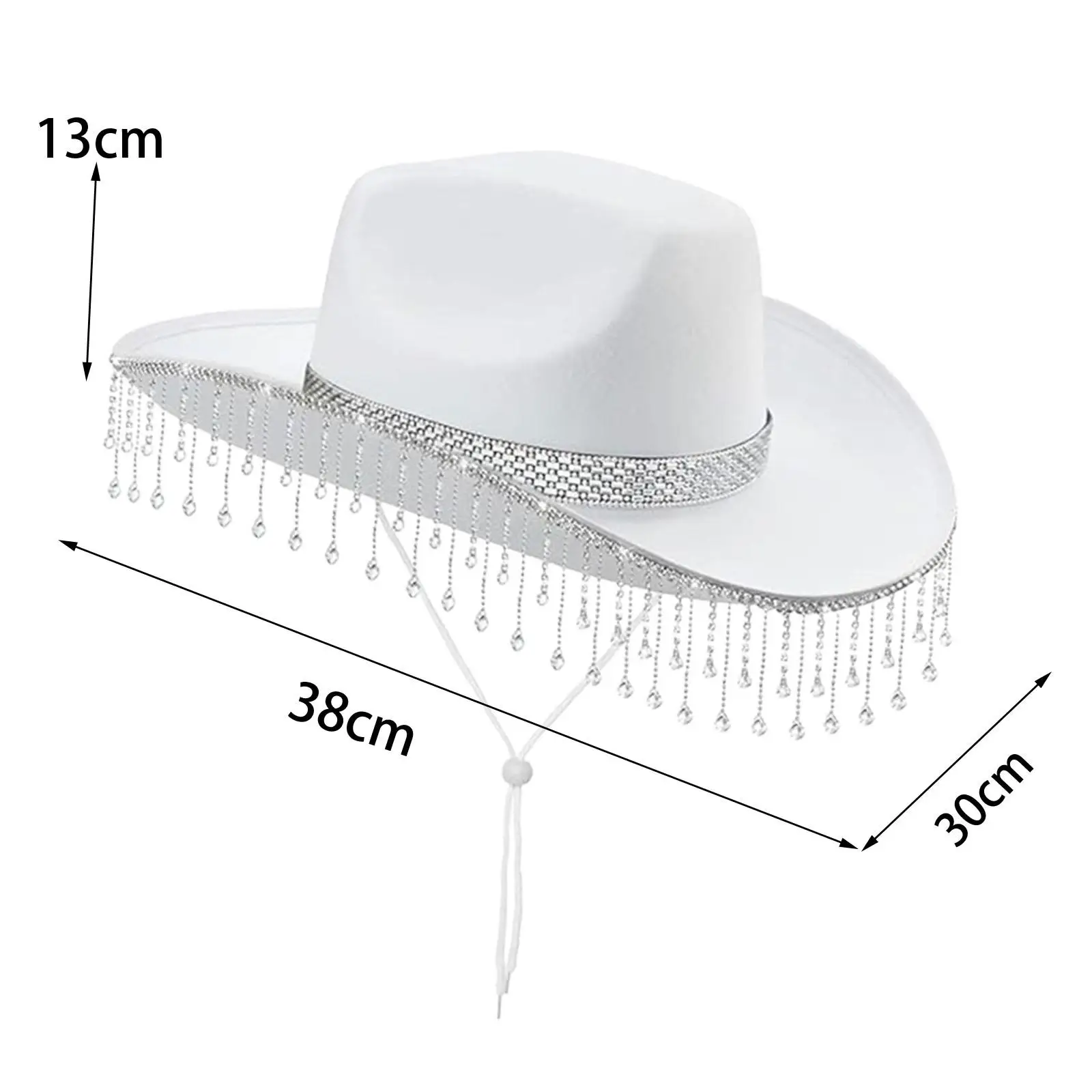 

Cowgirl Hat Blinking Dress up Cowboy Hat for Birthday Gift Role Playing Cosplay