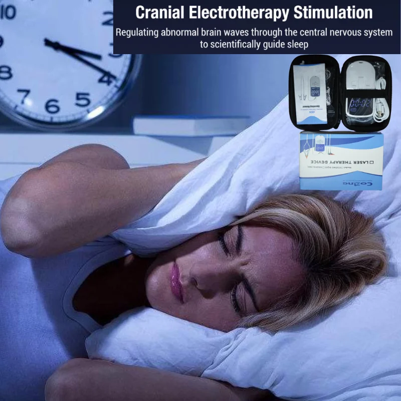 Dispositivo de Estimulación del Nervio Vago TVNS con Clip para la Oreja, para un Mejor Sueño y Alivio de la Ansiedad, Electrodo TENS No Invasivo, Terapia en el Hogar