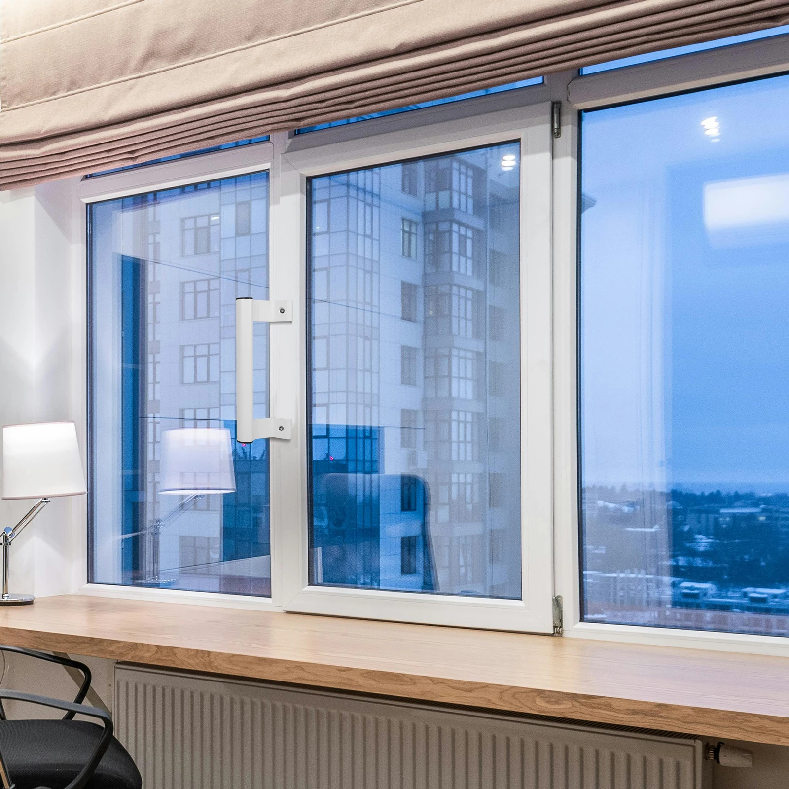 مقبض باب الخزانة، باب زجاجي منزلق، تصميم حديث وبسيط للمطبخ، خزانة الحمام، درج خزانة الفناء #1